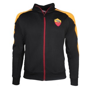 AS ROMA BLACK/YELLOW FLEECE TRACKSUIT KID AMISTAD - 2