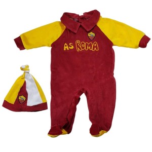 AS ROMA TUTINA CINIGLIA ROSSA CON SCRITTA AS ROMA CON CAPPELLINO AMISTAD - 1