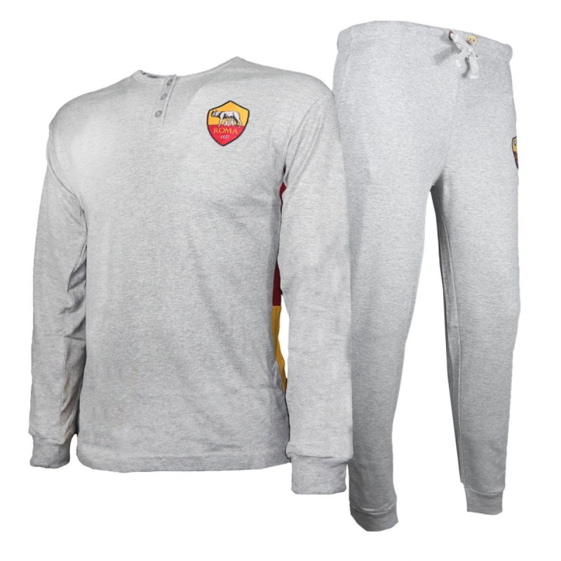 AS ROMA PIGIAMA GRIGIO BAMBINO AMISTAD - 1