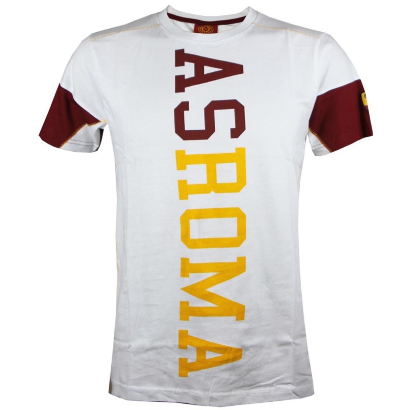 AS ROMA T-SHIRT BIANCA/ROSSA BAMBINO AMISTAD - 1