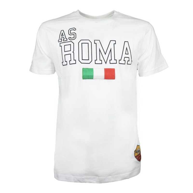 AS ROMA T-SHIRT SPORT BIANCA AMISTAD - 1