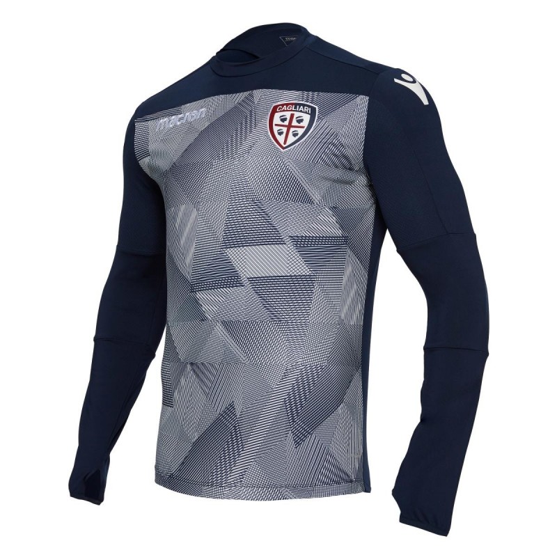 MAGLIA PREGARA ML NAVY CAGLIARI MACRON - 1