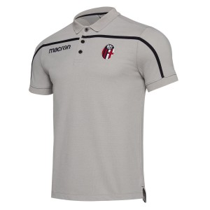 POLO GRIGIO MELANGE BFC BOLOGNA MACRON - 1