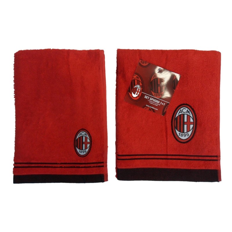 AC MILAN RED TOWEL SET NOVIA - 1