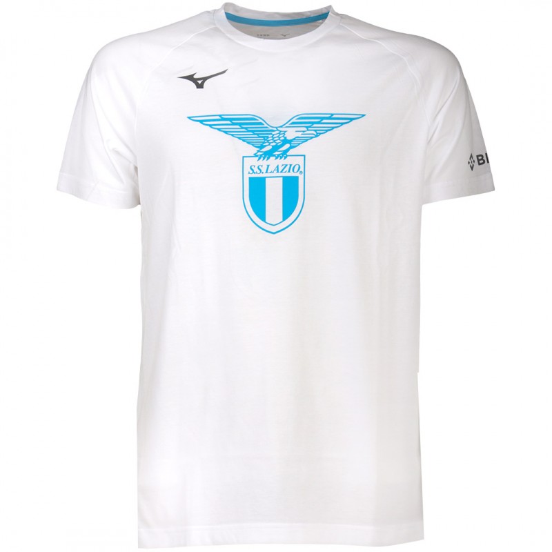 white logo t-shirt lazio child 2022/2023 mizuno MIZUNO - 1
