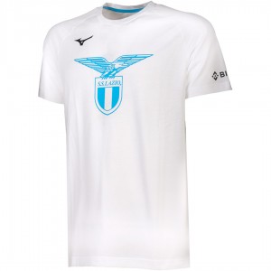white logo t-shirt lazio child 2022/2023 mizuno MIZUNO - 2