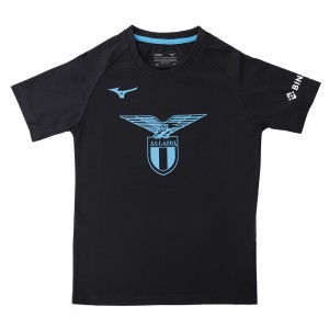 t-shirt nera bambino logo Lazio Mizuno 2022/2023 MIZUNO - 1