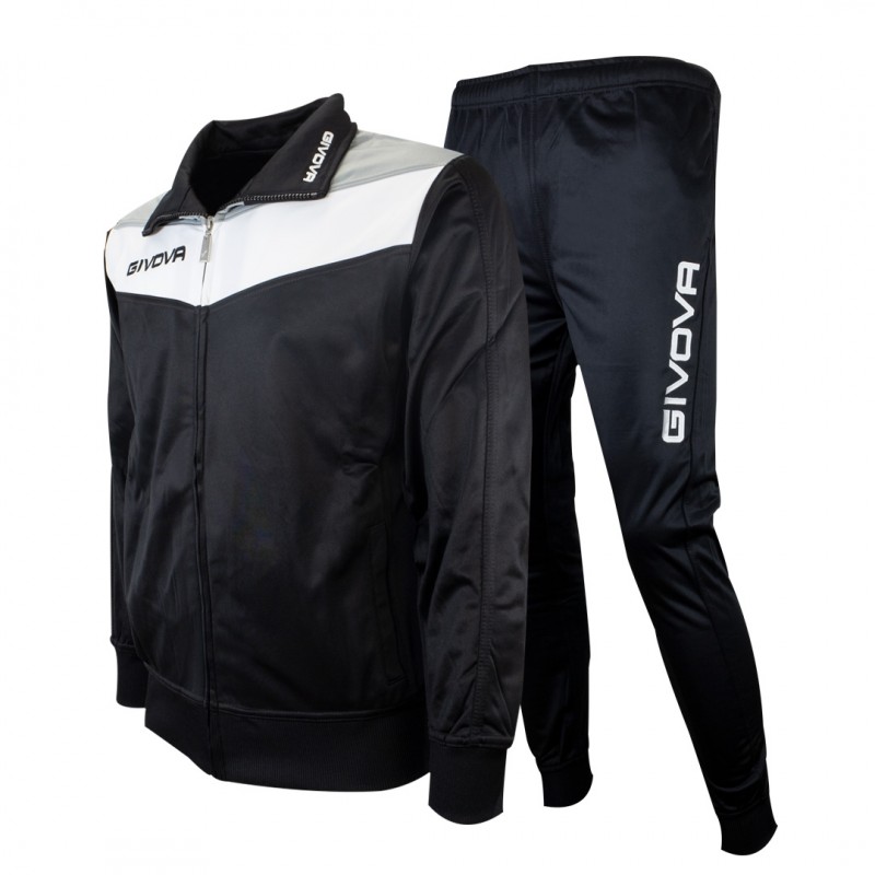 GIVOVA BLACK/GRAY CAMPO TRACKSUIT GIVOVA - 1