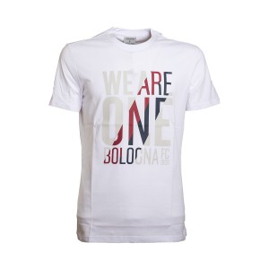 WHITE T-SHIRT SUPPORTER BFC BOLOGNA MACRON - 1