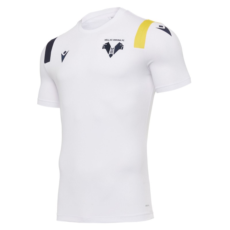 T-SHIRT ALLENAMENTO HELLAS VERONA BIANCA MACRON - 1
