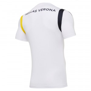 T-SHIRT ALLENAMENTO HELLAS VERONA BIANCA MACRON - 2