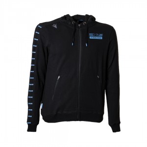 tuta bambino degarzata full zip con cappuccio lazio nera 2019/2020 MACRON - 2