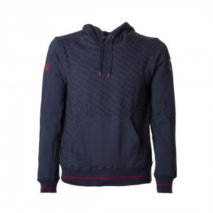 2020/2021 bologna navy/red sweat suit with hood MACRON - 3
