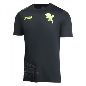 t-shirt allenamento nera manica corta torino 2022/2023 JOMA - 2