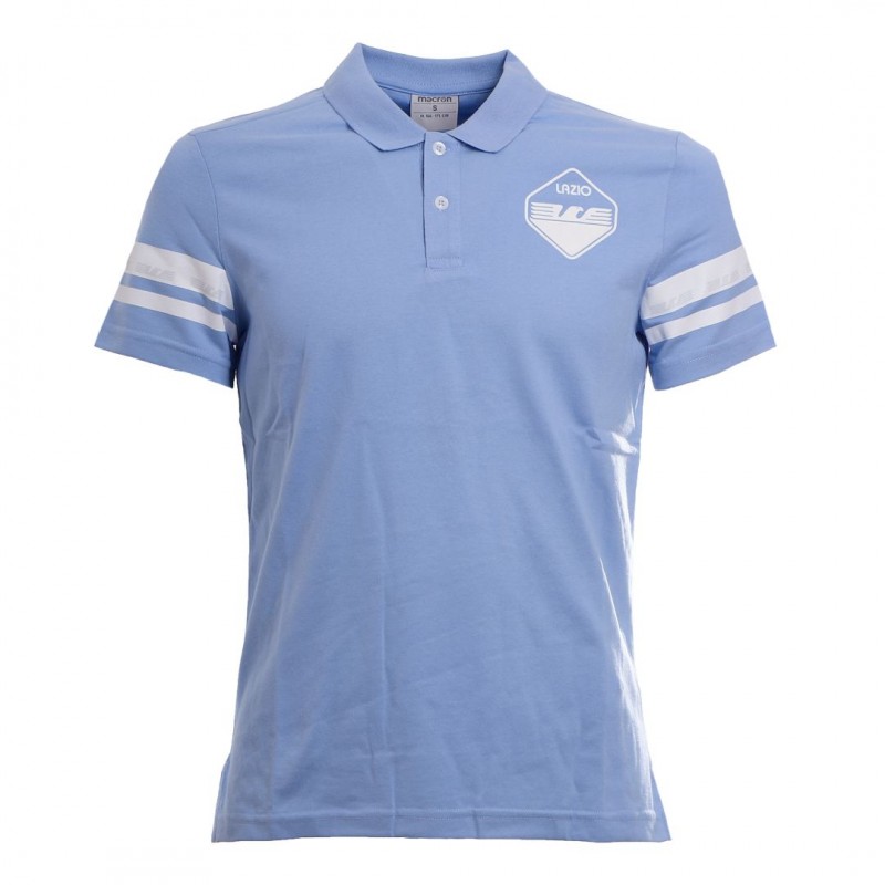 POLO LAZIO CELESTE BIANCA 2021/2022 MACRON - 1