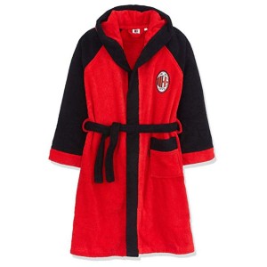 AC MILAN SPONGE BATHROBE KIDS NOVIA - 1