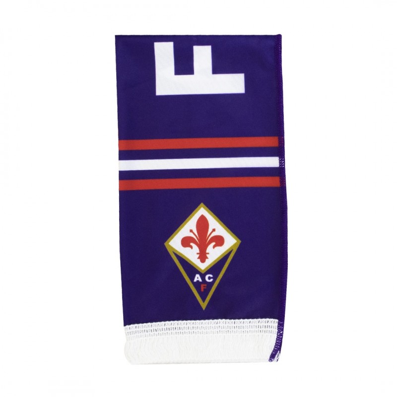 SCIARPA FIORENTINA IN RASO 1926 GIGLIO ROSSO GIEMME - 1