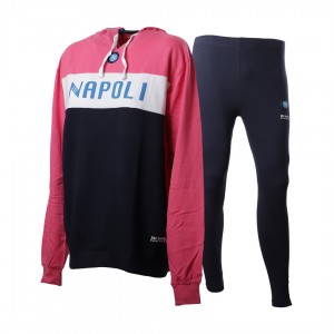 tuta homewear pigiama donna rosa e blu ssc napoli Homewear s.r.l. - 1