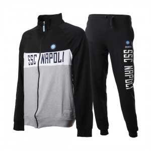 tuta homewear pigiama full zip nera e grigia ssc napoli Homewear s.r.l. - 1 tuta homewear pigiama full zip nera e grigia ssc napoli Homewear s.r.l. - 1