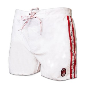 COSTUME BERMUDA BIANCO BAMBINO AC MILAN AMISTAD - 1