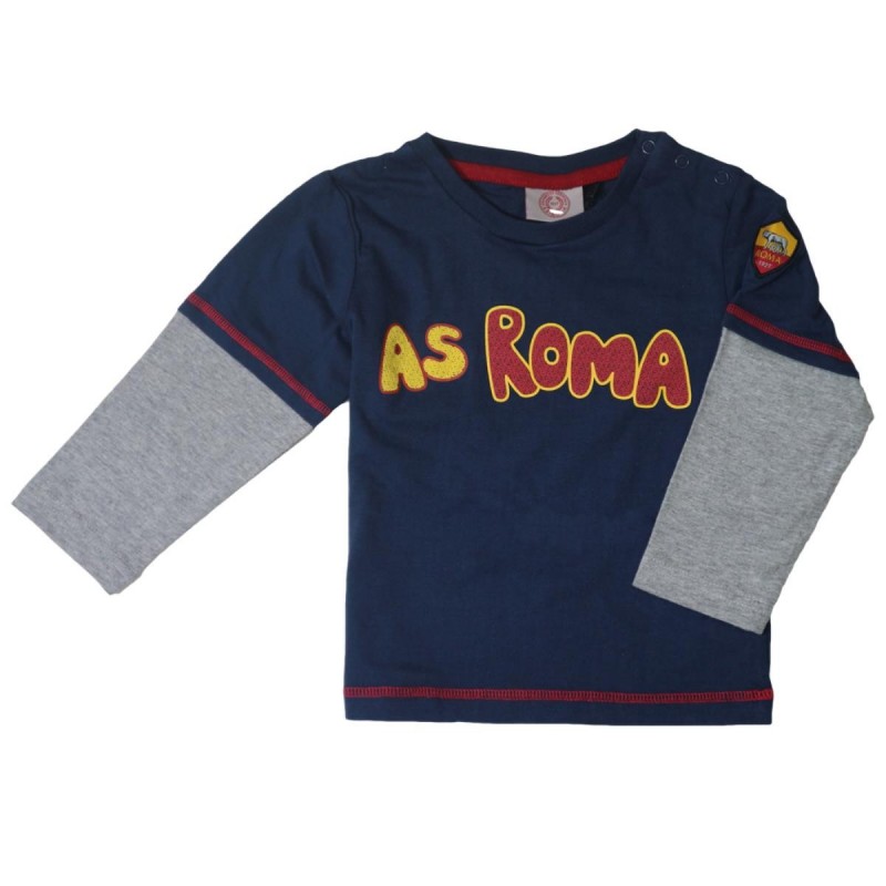 AS ROMA NEW BLU BABY T-SHIRT AMISTAD - 1