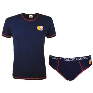 COMPLETO INTIMO BLU CON SLIP UOMO CATANIA AMISTAD - 1