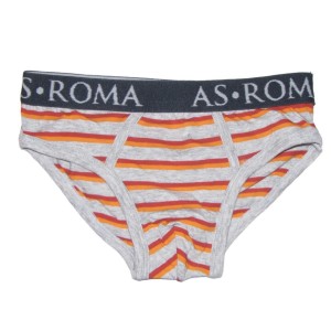 GRAY STRIPED BRIEFS KIDS AMISTAD - 1