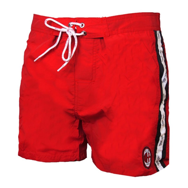 COSTUME BERMUDA ROSSO BAMBINO AC MILAN AMISTAD - 1