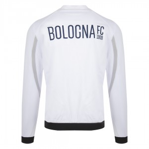 bologna fc white full zip anthem tracksuit MACRON - 4