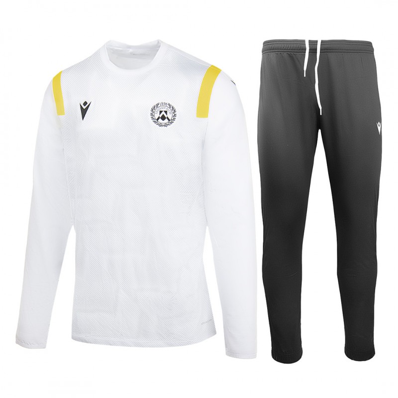 udinese white and yellow pregara tracksuit MACRON - 1