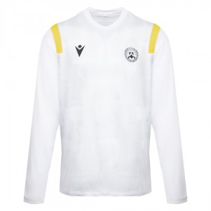 udinese white and yellow pregara tracksuit MACRON - 2