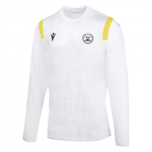 udinese white and yellow pregara tracksuit MACRON - 3