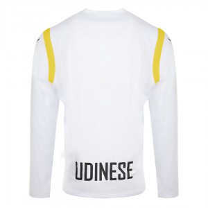 udinese white and yellow pregara tracksuit MACRON - 4