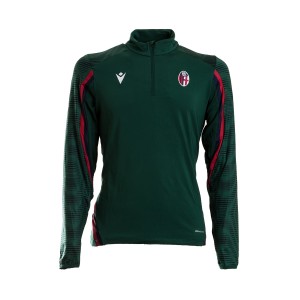 FELPA ALLENAMENTO BOLOGNA CON ZIP 2021/2022 MACRON - 1