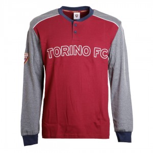 pigiama torino in cotone bordeaux e blu MIGLIARDI - 2