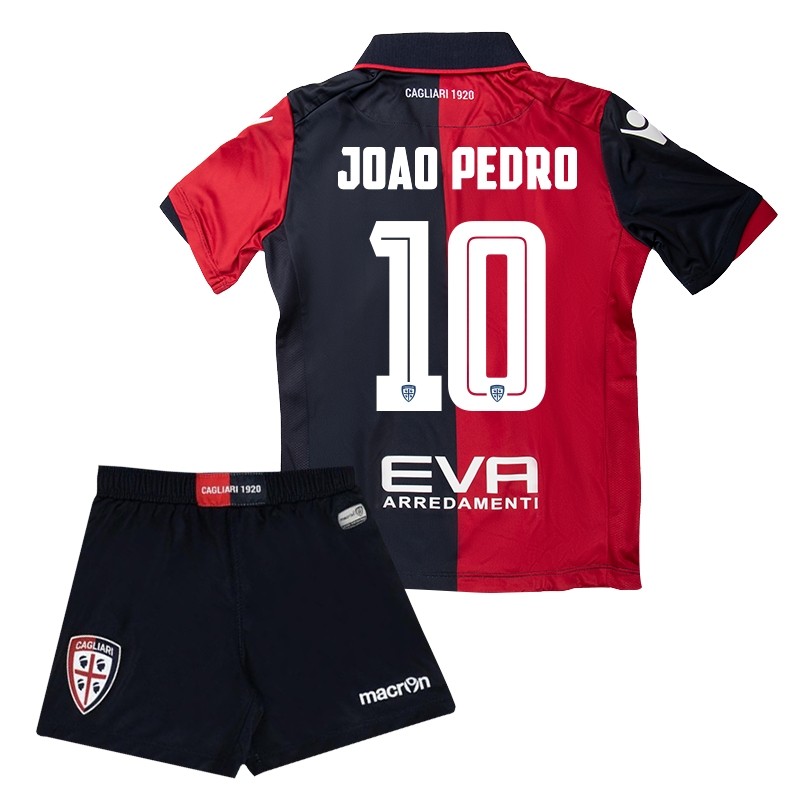 kit gara hom bambino cagliari 2016/2017 joao pedro 10 MACRON - 1