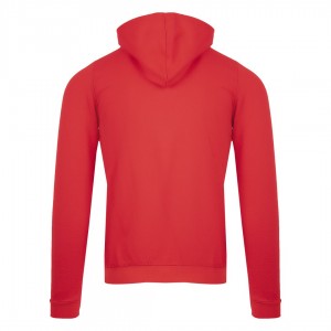 red pallacanestro varese travel hoodie 2019/2020 MACRON - 2