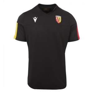 maglia staff allenamento lens nera 2019/2020 MACRON - 1