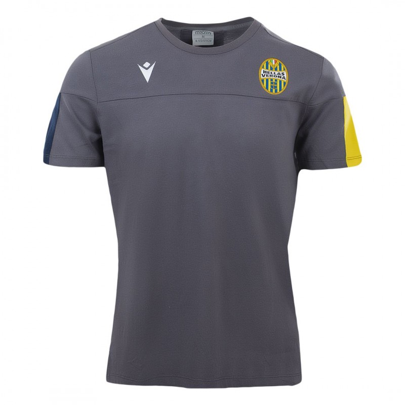 hellas verona 2019/2020 grey travel t-shirt MACRON - 1
