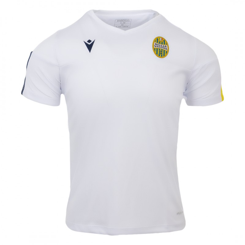 maglia allenamento bambino hellas verona bianca 2019/2020 MACRON - 1