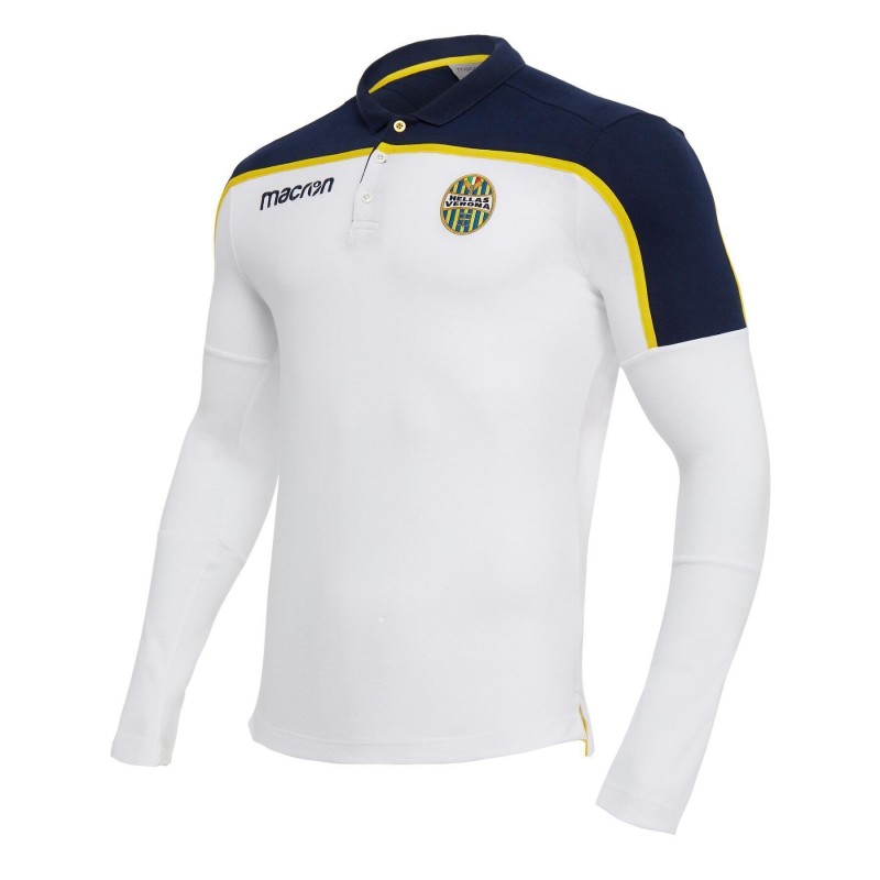 polo travel bianca hellas verona ml 2018/2019 MACRON - 1