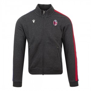 felpa travel nera full zip bambino bologna 2019/2020 MACRON - 1