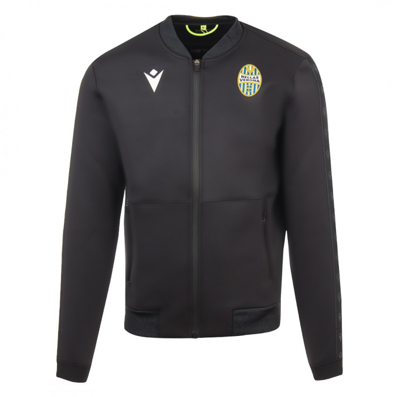 felpa hellas verona full zip nera 2019/2020 MACRON - 1