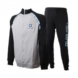 tuta homewear pigiama logo full zip nera ssc napoli Homewear s.r.l. - 1 tuta homewear pigiama logo full zip nera ssc napoli Homewear s.r.l. - 1