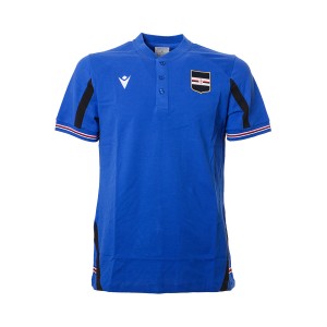 polo blu royal sampdoria modello travel 2021/2022 MACRON - 1