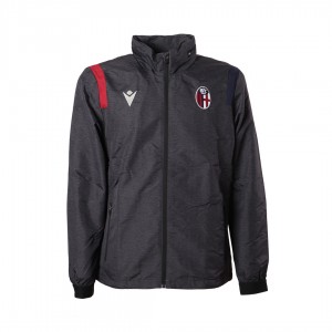 2020/2021 fc bologna black windproof training jacket MACRON - 1