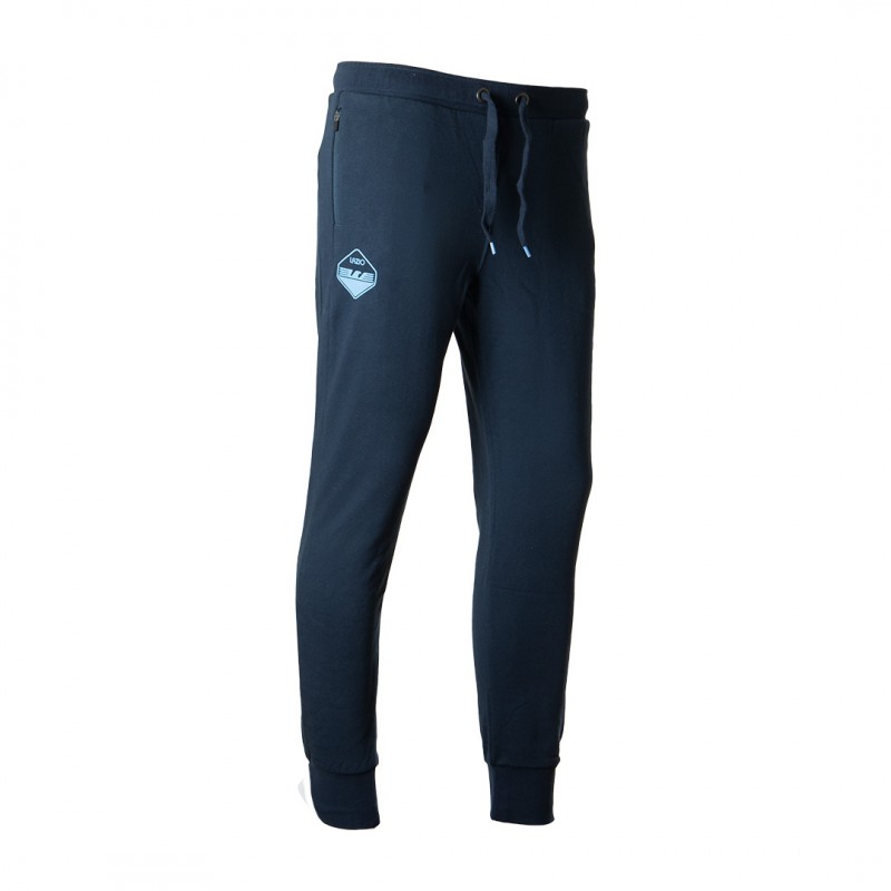 PANTALONI LAZIO BLU FELPATI BAMBINO 2019/2020 MACRON - 1
