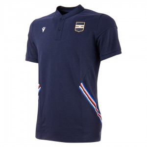 polo line travel sampdoria child navy 2022/2023 MACRON - 2