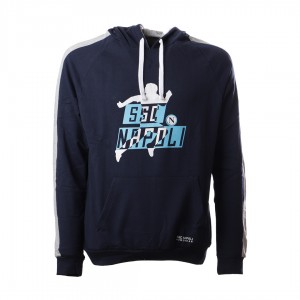 ssc napoli tuta homewear pigiama blu con cappuccio Homewear s.r.l. - 2