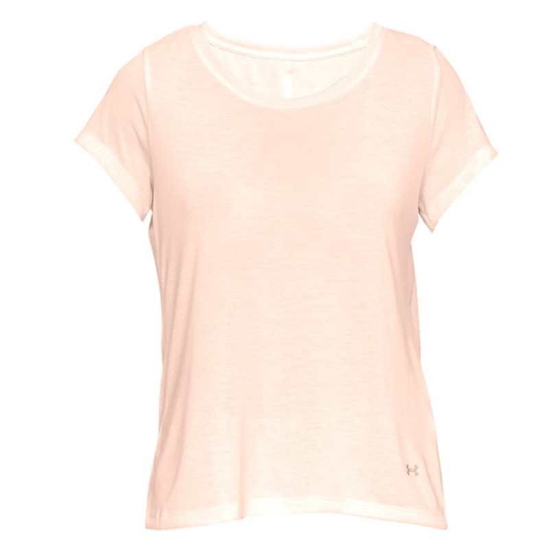 t-shirt donna arancio whisperlight under armour UNDER ARMOUR - 1